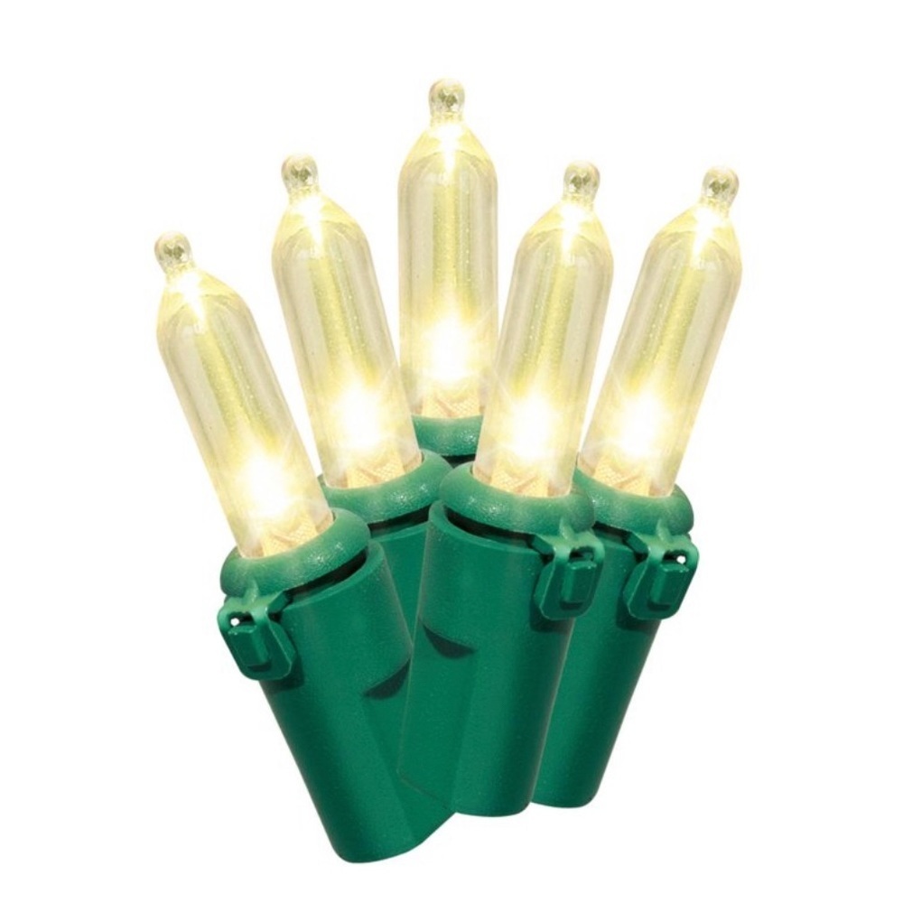 NWT 4 boxes LED mini Christmas string lights warm white 50 count holiday time